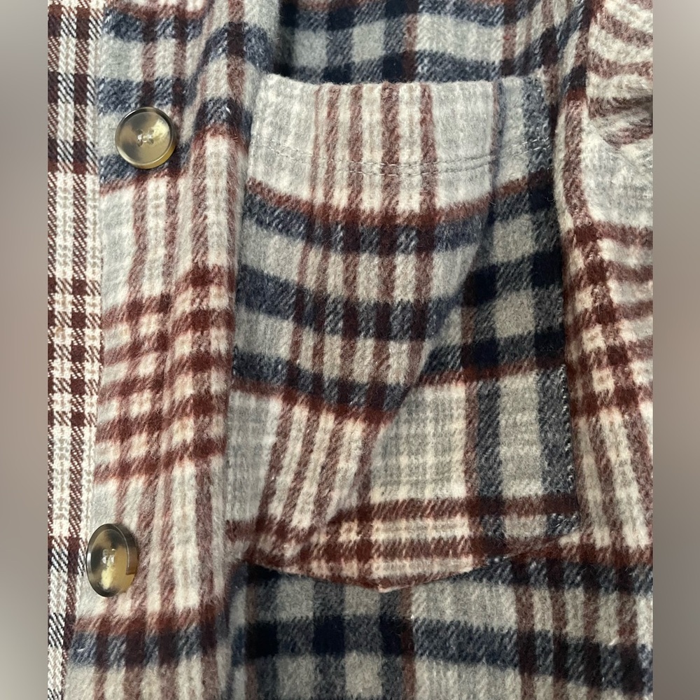 Long Flannel Jacket - Picture 4 of 4